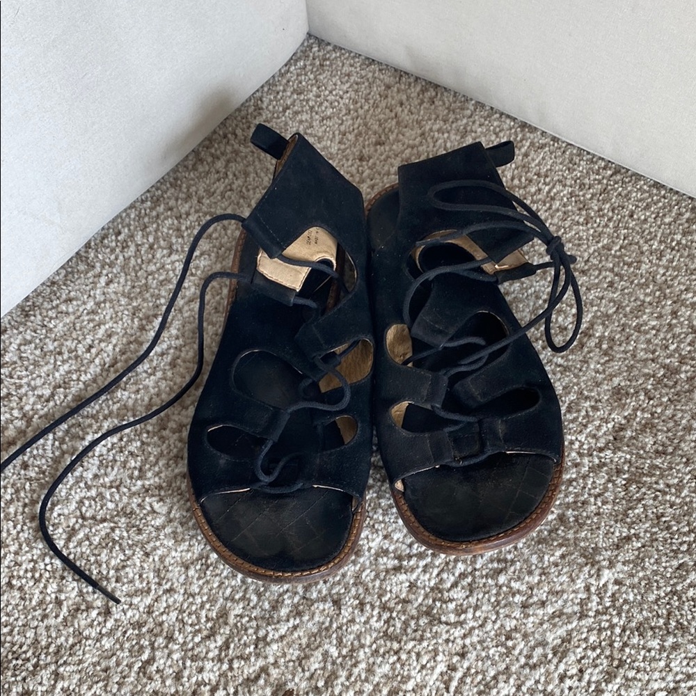 Black Women's Gladiator Sandals
